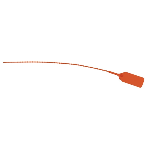Plastplomb strap neutral årsmärkning orange