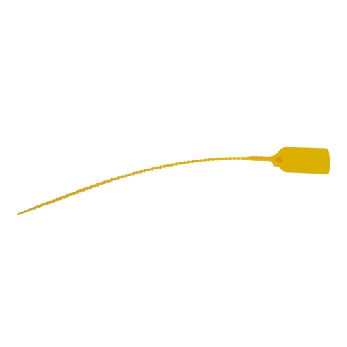Plastplomb strap neutral märkning gul