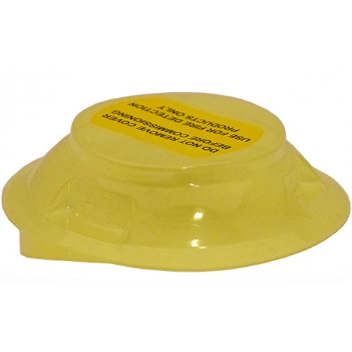 WES Dammlock för detektor gult genomskinligt plastlock